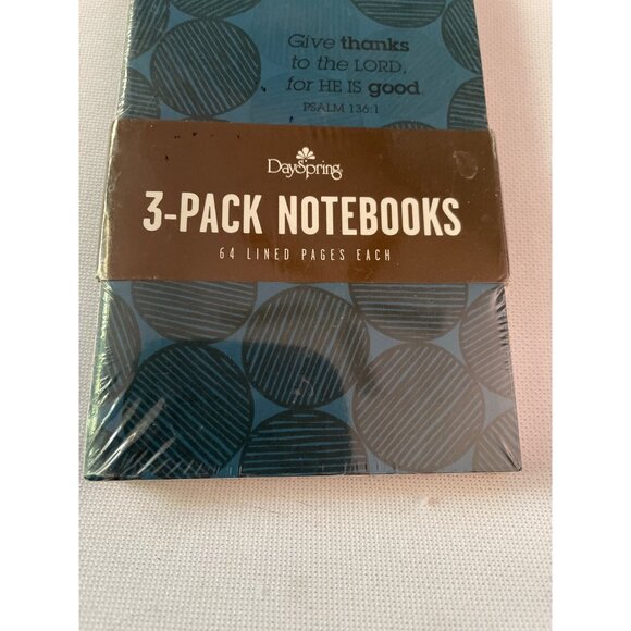 DaySpring 3-Pack Lined Notebooks With Inspirational Psalms - Picture 3 of 6